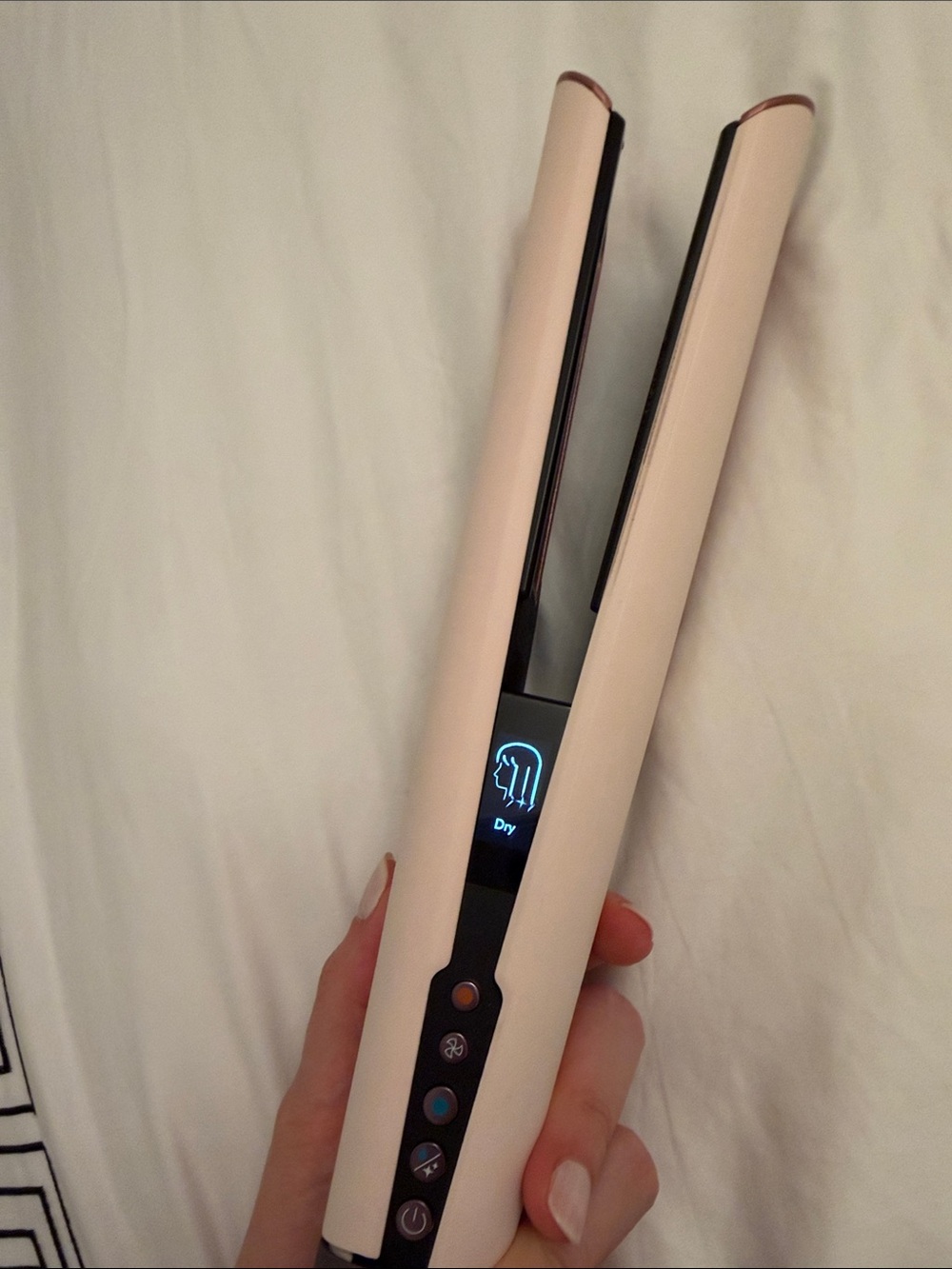 Dyson Straightener in Pink with Rose Gold Accents - Picture 3 of 3
